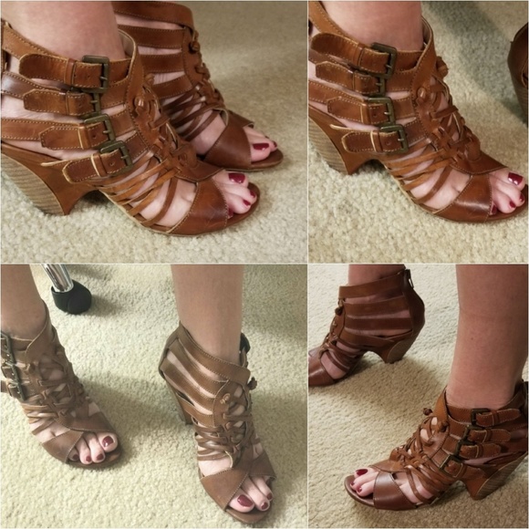 Boutique 9 Coned Heel Cage Sandal size 7/8 - Picture 8 of 8